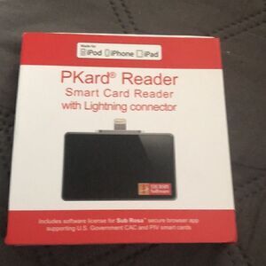 Thursby Apple Plug-in Smart Card Reader with Lightning Connector (TSS-PK7)